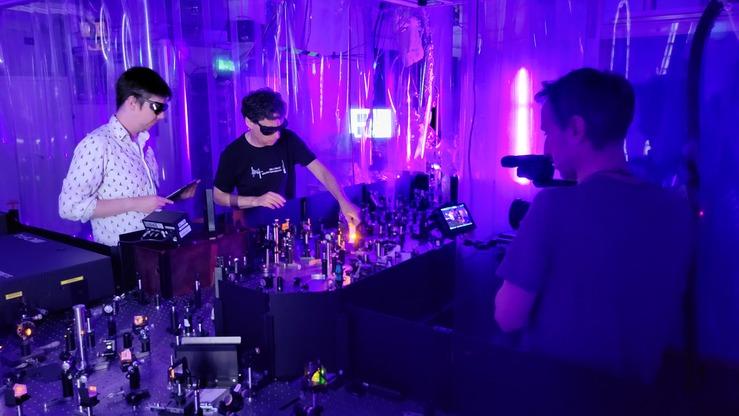 Behind the scene - image video being produced